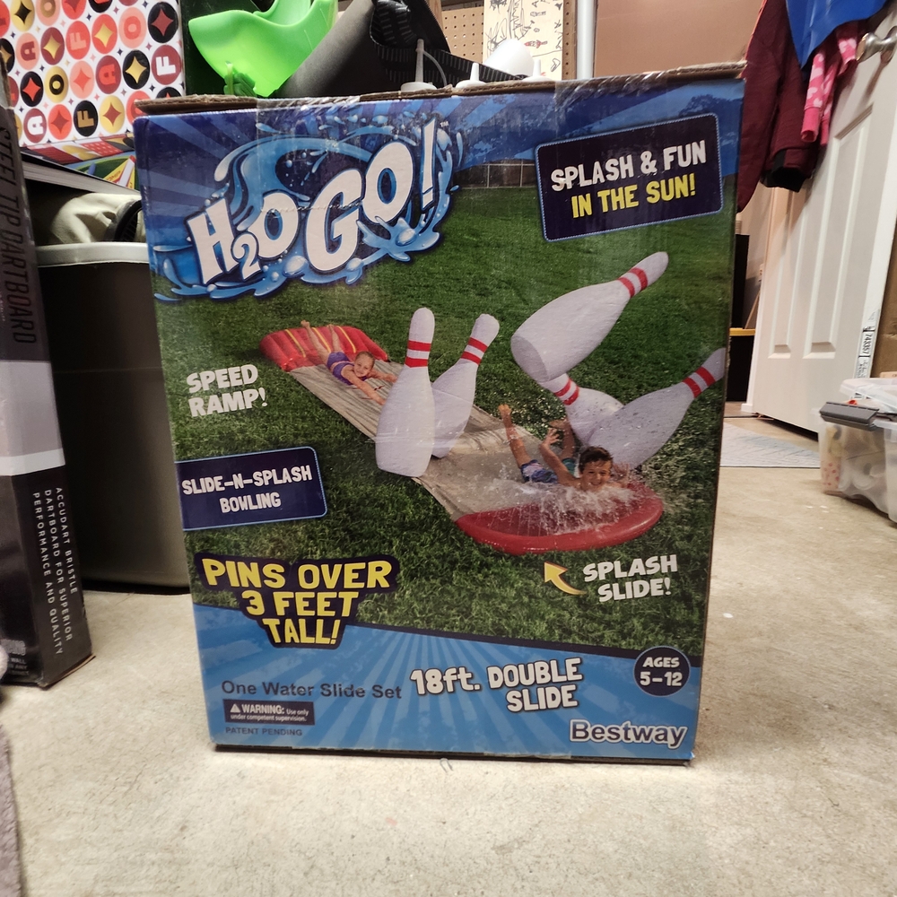 Bestway H2OGO! Water Slide with Bowling Pins